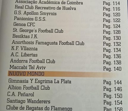 “Libri fillon me klubin më të vjetër në botë, F. C. ‘Sheffield’ dhe vazhdon në faqen 134, me Klubin e Futbollit ‘Vllaznia’, i cili është …”/ “I Pionieri Del Pallone”, i botuar në Itali, renditet edhe skuadra shkodrane