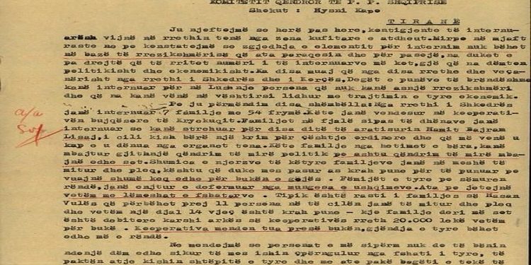 “Shkodra dhe Korça na kanë sjellë të sëmurë mendorë dhe fizikë, apo familja e Hasan Vulës, prej 11 personash, të mitur dhe pleq, vetëm një djalë 14 vjeç, është krah pune…”/ Letra për Hysni Kapon, janar ‘63