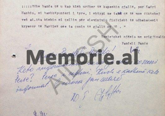 “Nëse s’do e vrisnin dot, apo ta helmonin, variant tretë ishte që ta merrnin të gjallë Enver Hoxhën e, ta dërgonin në Moskë…”/ Zbulohen dokumentet e bujshme të Sigurimit për “Bandën Xhevdet Mustafa”