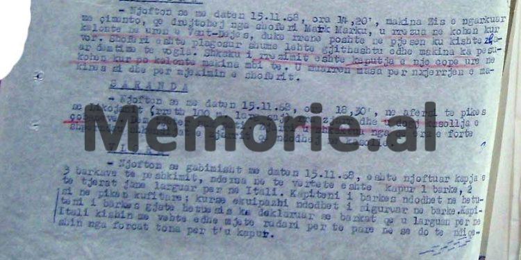 “Më 7.6.1986, në det u diktuan dy anije amerikane, që lëviznin në drejtim të lumit Shkumbin e derdhjes së Semanit…”/ Zbulohen dokumentet e Sigurimit për anijet e huaja që “zbarkonin” brigjeve shqiptare