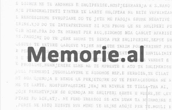 “Mospjesëmarrja e z. Nano, ose të ndonjë personaliteti tjetër të lartë shqiptar në Forumin e Davosit, do të jetë me pasoja shumë negative për…”/ Zbulohet telegrami i Misionit Shqiptar nga Gjeneva, maj ‘91