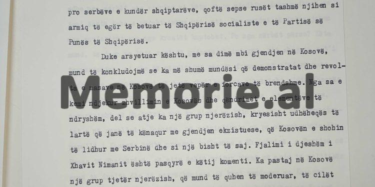 “Armiqtë tanë mendojnë se mund ta nxisin Shqipërinë të ndërhyjë, të veprojë, pasi erdhi koha për bashkimin e Kosovës me Shqipërinë, por ne…”/ Zbulohet biseda sekrete e Enverit me Mehmetin e Ramizin, 3 prill ‘81