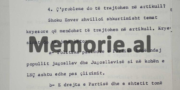 “Mund të botohen artikujt që po përgatit Aleks Buda dhe shkrimi i Ismail Kadaresë që lexova ishte shumë më i mirë se i grupit të profesorëve, por Perëndimi nuk po…”/ Biseda e Enverit me Ramizin, 13 maj ‘81