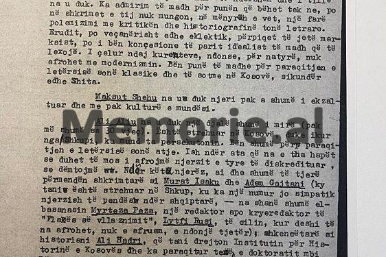“Në takimin që pata unë dhe Shuteriqi me djalin e Kristoforidhit, ai na tregoj letrën që kishte përgatitur për Harry Fultz-in, ku thuhej se…!”/ Raporti i prof. Zini Sakos për Komitetin Qendror të PPSh-së, mars ‘62