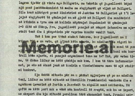 “Në fund të dhjetorit, gjashtë ministra të qeverisë më kërkuan dorëheqjen në zyrën time, unë s’ua pranova, pasi thuhet se do krijohet një parti socialiste dhe ….”/ Raporti sekret i Ramiz Alisë, 6 mars ‘91