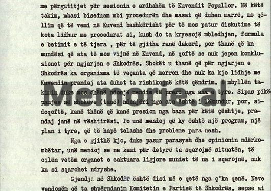 “Lidhur me grevën e Sindikatave, i dhashë udhëzimet kryeministrit Fatos Nano, por ne s’duhet ta ndërpresim veprimtarinë tonë komuniste…”/ Zbulohet raporti i Ramiz Alisë, në mbledhjen e Byrosë, 11 prill ‘91
