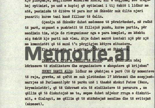 “Për kryetar të Kuvendit, mendoj Kastriot Islamin, është i përgatitur, i aftë, ka frymë militante s’ është komunist, por ka gruan, babanë, farefisin dhe…”/ Zbulohet raporti i Ramiz Alisë në Byro, 11 prill 1991
