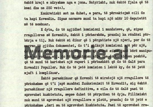 “Për kryetar të Kuvendit, mendoj Kastriot Islamin, është i përgatitur, i aftë, ka frymë militante s’ është komunist, por ka gruan, babanë, farefisin dhe…”/ Zbulohet raporti i Ramiz Alisë në Byro, 11 prill 1991