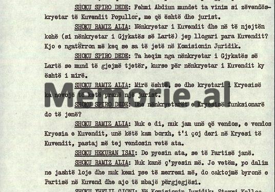 “Atyre të Demokratikes t’u përgjigjemi me monedhën e tyre, por s’jam dakord për Pëllumb Kapon në komisionin e Jashtëm, s’na duhen diskutime agjenturiale aty…”/ Zbulohet raporti i Ramiz Alisë në Byro, 11 prill 1991