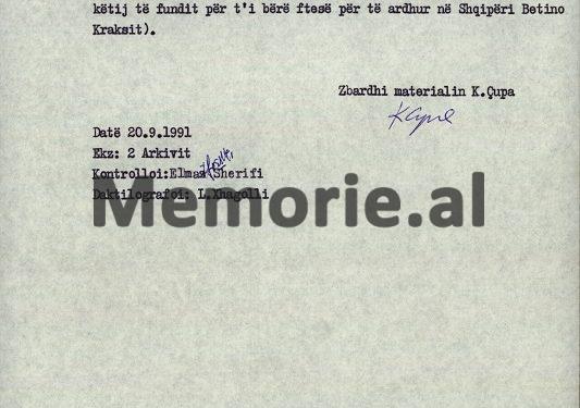 “Kur Spiro Dede tha se i kishte sugjeruar PD-së për nënkryetar Kuvendi, A. Meksin dhe Llambi Gegprifti tha se është më i miri që kanë, Ramiz Alia i pyeti…”/ Mbledhja e Byrosë, 11 prill ‘91