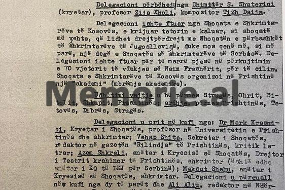 “Porosia kryesore që iu dha para nisjes për në Kosovë, ishte; që s’duhej të takohej me Fadil Hoxhën, por Dhimitri e takoi dhe kur u kthye, e thirri Enveri në shtëpinë e tij dhe…”/ Dëshmia e rrallë e Mynever Shuteriqit