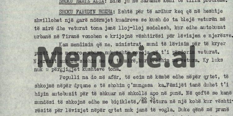 “Edhe Radio-Televizioni nuk duhet të mjaftohet me ato emisione lajmesh që dha mbrëmë për çështjen e ambasadave, me ato gratë që qanin, por ai…”/ Fjala e Nexhmije Hoxhës në plenum, 6 korrik ‘90