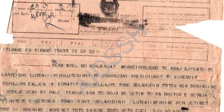 “Tashti që po të shkruaj kam vuajtë shumë, tre ditë pa bukë e ujë, 20 ditë në çimento, pa shtrojë e mbulojë dhe…”/ Zbulohet letra e ish-deputetit të Shkodrës, Riza Dani, para pushkatimit