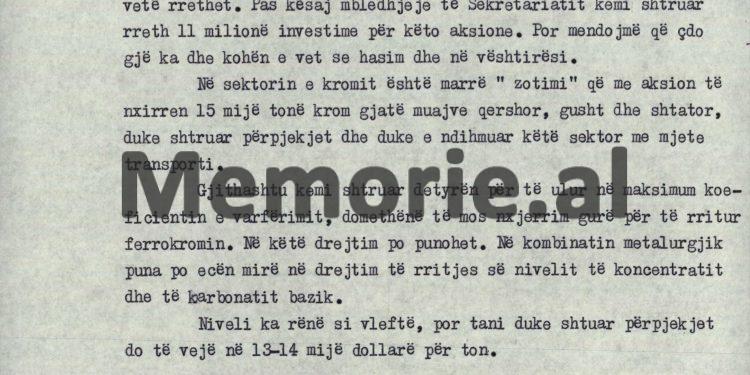 “Pusi i Zvërnecit u mbyll, tani po bëjnë profile sizmike, se në një pus tjetër me 2000 m. thellësi fillon ngritja, është spostuar nga Sazani…”/ Zbulohet dokumenti i mbledhjes së Byrosë, 6 qershor ‘89