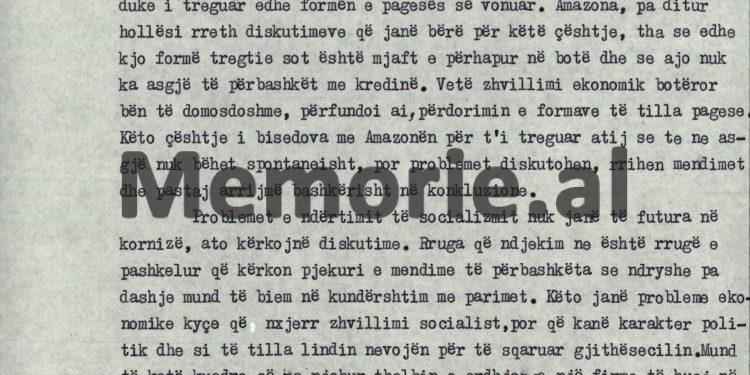 “Në një bisedë me Zhoa Amazonas, i fola edhe për problemet e naftës në vendin tonë dhe kompanitë e huaja që janë ofruar, por ai…”/ Zbulohet dokumenti me fjalën e Ramiz Alisë në Byro, 6 qershor ‘89