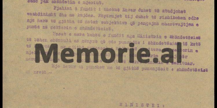 Zbulohet dokumenti për mjekët e dënuar në 1972-in, për foshnjat dhe pacientët që humbën jetën në spitale: nga Dr. Gjylbegu, Apostol Lira dhe Kol Papajani, te Perikli Sheti, Engjëll Kongoli etj., të cilët…!