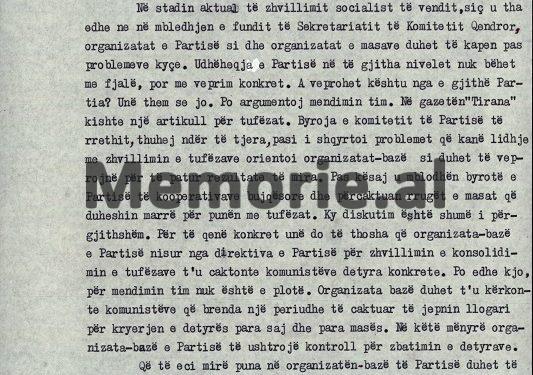 “Populli i Tropojës kishte dëshirë dhe ma ka lanë porosi për t’ju a transmetuar juve, shoku Ramiz, që të bëni një vizitë në këtë rreth, pasi…”/ Zbulohet proces-verbali i mbledhjes së Byrosë, 6 qershor 1989