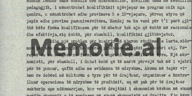 “Në Japoni, që në klasën e parë u thonë fëmijëve: ‘vendi ynë është i varfër, prandaj duhet të mësojmë e të punojmë’, kurse në shkollën tonë…”/ Diskutimi Gramoz Rucit në plenumin e 11-të të Komitetit Qendror, korrik ‘90