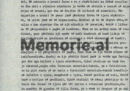 “Pusi i Zvërnecit u mbyll, tani po bëjnë profile sizmike, se në një pus tjetër me 2000 m. thellësi fillon ngritja, është spostuar nga Sazani…”/ Zbulohet dokumenti i mbledhjes së Byrosë, 6 qershor ‘89