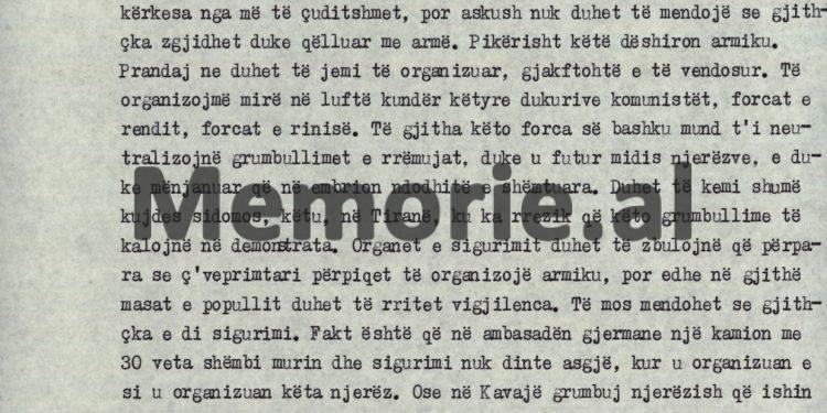 “A jeton me këtë situatë Marash Hajati, që në ‘Zëri i popullit’, vë lajmin se në Zvicër kërkohet fuqi punëtore, apo se presidenti Mlladenov i Bullgarisë…”/ Fjala e Ramiz Alisë dhe debatet në Plenum, 6 korrik ‘90