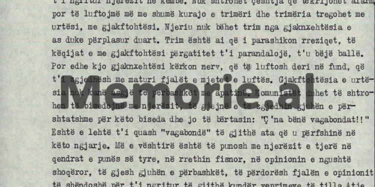 “Tani që ne na ndodhin ngjarjet e ambasadave, autori i shkrimit Nikolla Spathara, kërkon të ngjallë urrejtje të nipërve të ballistëve, duke iu kujtuar…”/ Akuzat e Sofokli Lazrit në plenum, 7 korrik ‘90