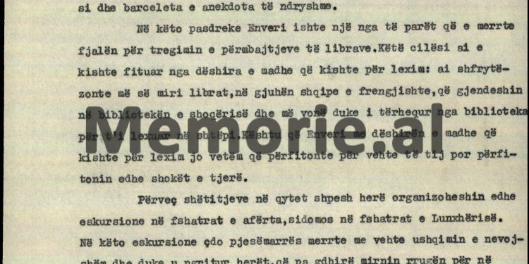 “Drama ku Enveri luante rolin e Zylyftar Podës, u dha në sallën e liceut në korrik 1928 dhe të ardhurat nga biletat shkuan për statujën e Çerçiz Topullit…”/ Biografia e panjohur e Enver Hoxhës e 1969