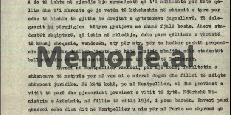 “Vasil Gjymyshana nga Berati tregonte; Enveri është sjellë ndaj meje si prind, përzemërsia dhe dashuria e madhe që tregonte për mua, shtëpinë e tij e kisha si…”/ Biografia e panjohur e Enver Hoxhës e 1969