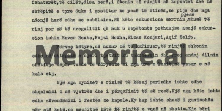“Drama ku Enveri luante rolin e Zylyftar Podës, u dha në sallën e liceut në korrik 1928 dhe të ardhurat nga biletat shkuan për statujën e Çerçiz Topullit…”/ Biografia e panjohur e Enver Hoxhës e 1969
