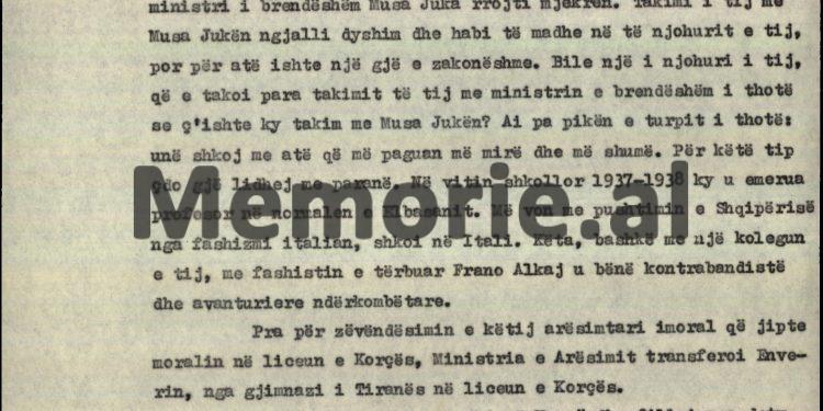 “Në Korçë, në fillim, Enveri banoi në shtëpinë e familjes Belba dhe të pak kohë në shtëpinë e profesorit francez, Andrea Brezho, më pas ai banoi në…”/ Biografia e panjohur e Enver Hoxhës, e vitit 1969