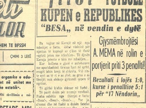 “Më 26 shkurt 1963, në ndeshjen ‘Korabi’– ‘Apolonia’, sportdashësit dibranë u bënë dëshmitarë të një ngjarjeje që në futboll nuk përsëritet më kurrë…”/ Historia e rrallë dhe unike në futbollin shqiptar