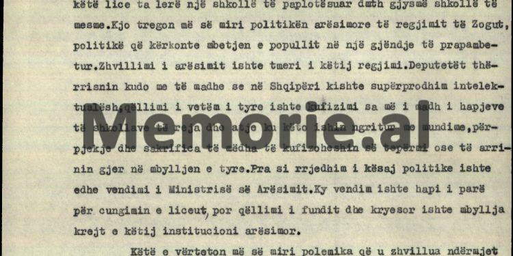 “Drama ku Enveri luante rolin e Zylyftar Podës, u dha në sallën e liceut në korrik 1928 dhe të ardhurat nga biletat shkuan për statujën e Çerçiz Topullit…”/ Biografia e panjohur e Enver Hoxhës e 1969