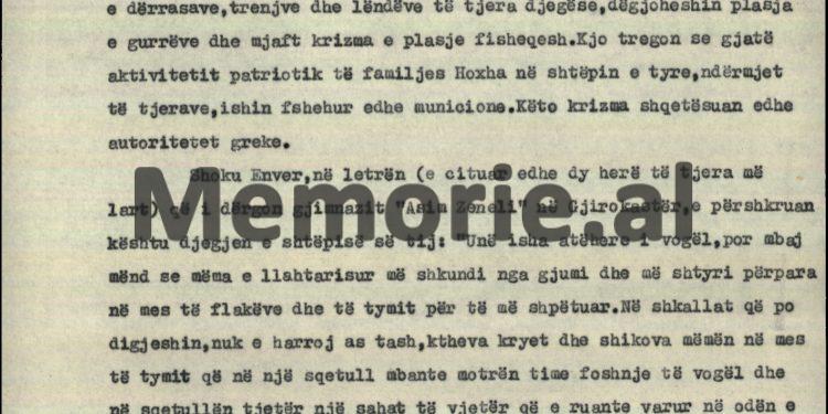 “Hysen Hoxha e pinte rakinë sheshit, në pazar, në gostira, në dasma, pa u ndrojtur nga asnjeri, por ai kishte një veti të mirë që…”/ Zbulohet biografia e panjohur e Enver Hoxhës, nga fondi i tij personal