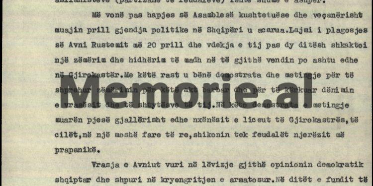 “Në 1920-ën, në përcjelljen e vullnetarëve gjirokastritë për në luftën e Vlorës dhe në hedhjen në det të italianëve, ishte edhe djaloshi 12 vjeçar Enver Hoxha…”/ Zbulohet biografia e panjohur e vitit 1969