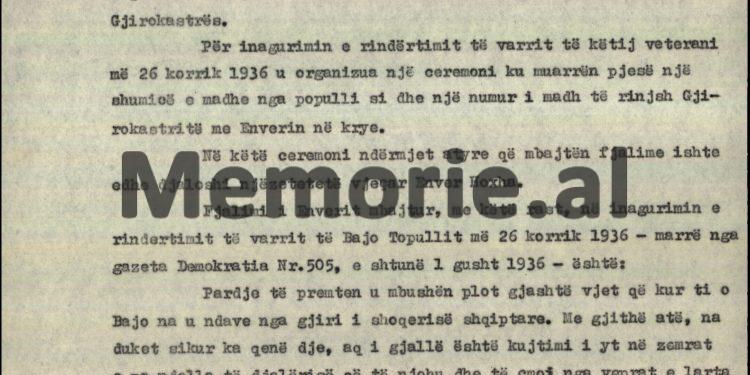 “Vasil Gjymyshana nga Berati tregonte; Enveri është sjellë ndaj meje si prind, përzemërsia dhe dashuria e madhe që tregonte për mua, shtëpinë e tij e kisha si…”/ Biografia e panjohur e Enver Hoxhës e 1969