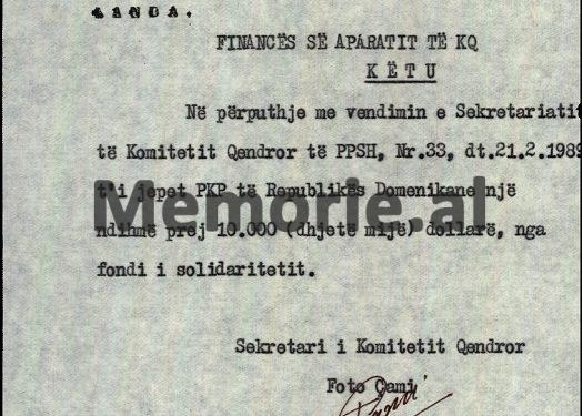 “Kthimi i shumës prej 4 milionë dollar, nuk është bërë, pasi…”/ Zbulohet dokumenti “Tepër sekret”, me relacionin e drejtorit të përgjithshëm të Bankës së Shqipërisë, për Komitetin Qendror, dhjetor 1988
