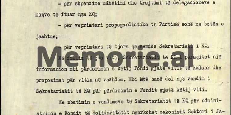 “Në Fondin e Solidaritetit, është edhe ai i lënë me testament për PPSh-në, nga mikja amerikane, Imogene Johnson, por do ketë zhurmë, sepse ligji i ri i zgjedhjeve nuk e lejon…”/ Raporti i Agim Popa, janar 1991