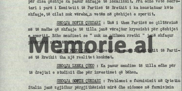 “Shoku Foto, e ndjejmë përgjegjësinë e rëndë, por vëmendja jonë ishte për fushatën e korrjes…”/ Fjala e Abdyl Pilafit në mbledhjen e Byrosë, për ngjarjen e rëndë te “Naftëtari”–“Dinamo”, qershor ‘88!